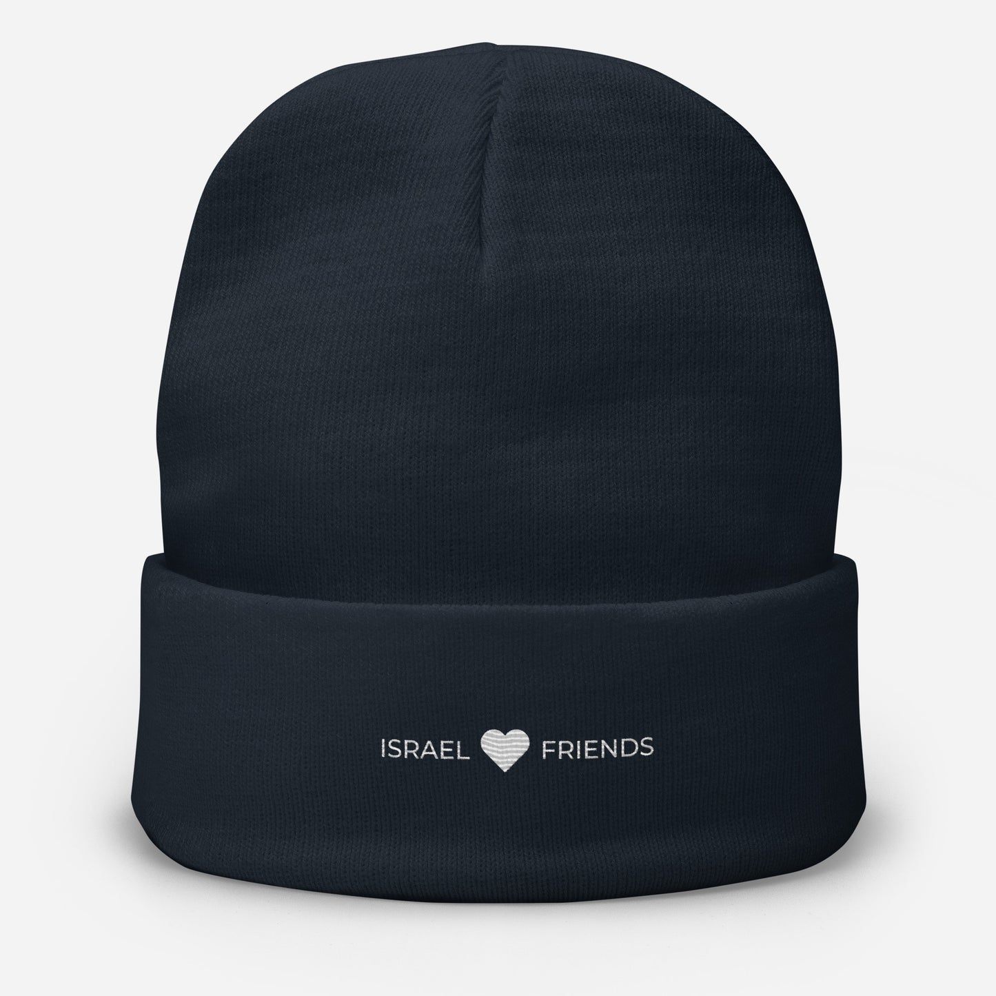 Israel Friends Embroidered Beanie