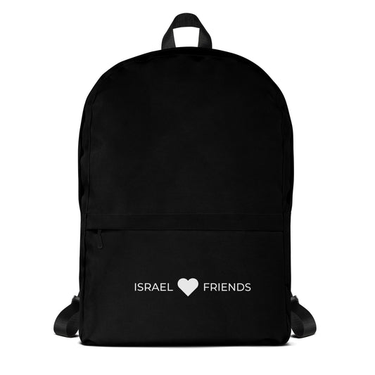 Israel Friends Backpack - Black