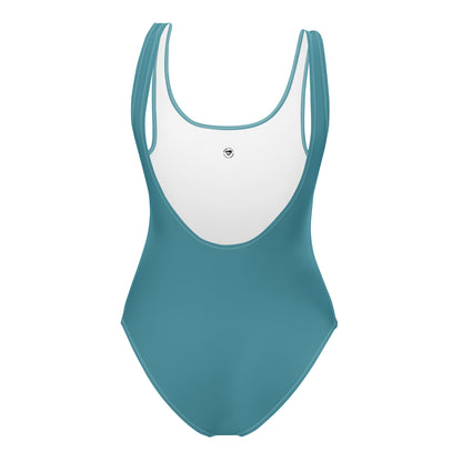 Tiny Heart One-Piece Swimsuit - Turquoise