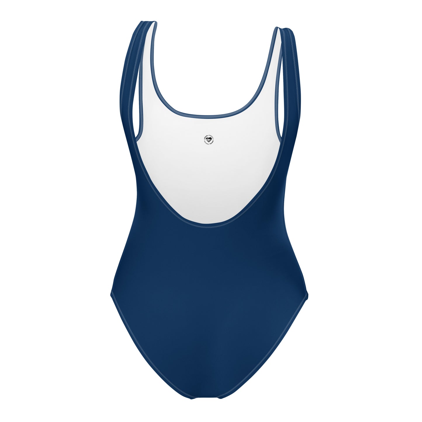 Tiny Heart One-Piece Swimsuit - Navy