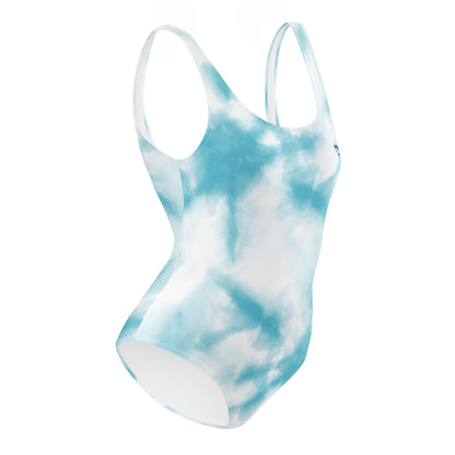 Our Heart Blue Tie-Die One-Piece