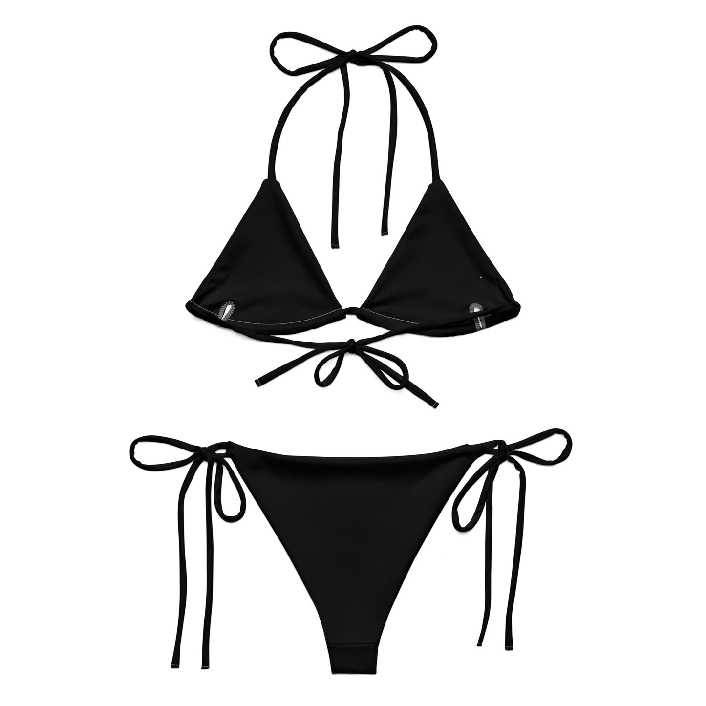 Tiny Heart string bikini - Black