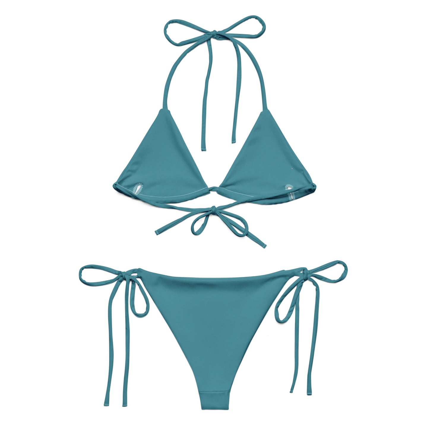 Tiny Heart string bikini - Turquoise