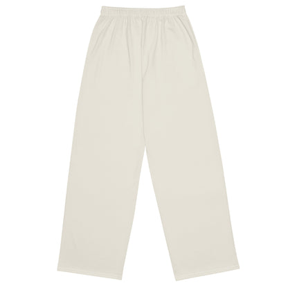 Unisex wide-leg pants - Off-white