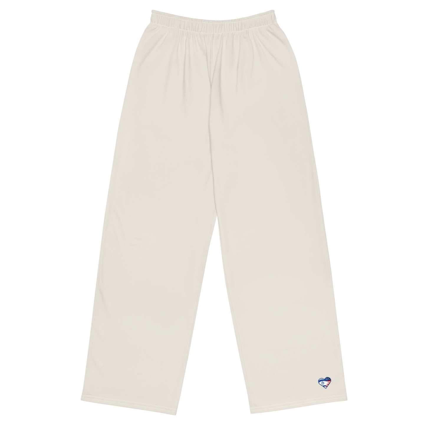 Unisex wide-leg pants - Off-white