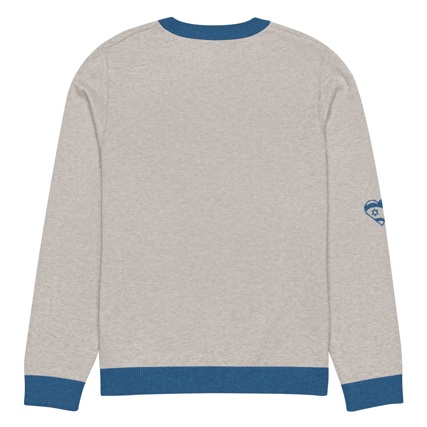 Am Yisrael Chai Knitted crew neck sweater