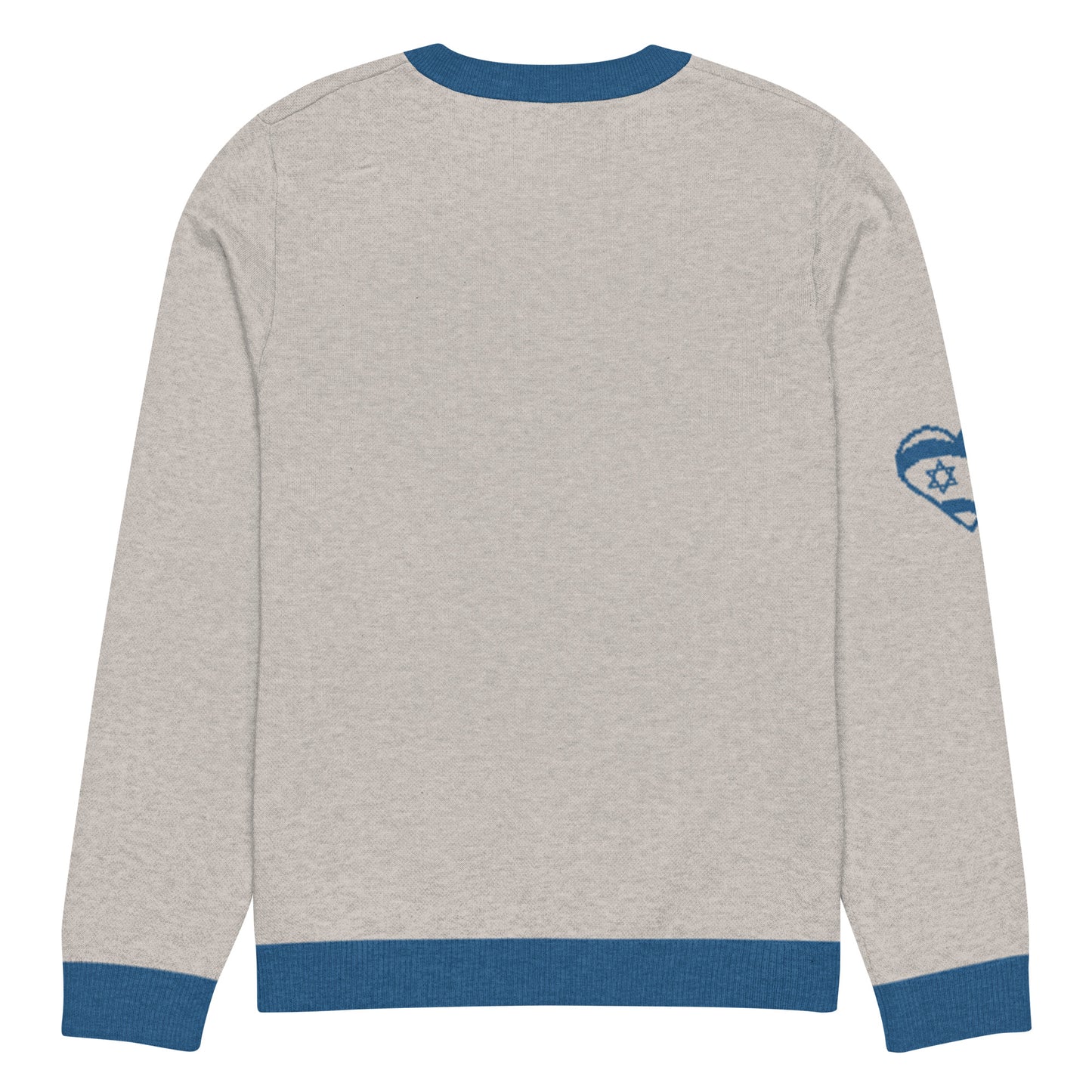 Am Yisrael Chai Knitted crew neck sweater