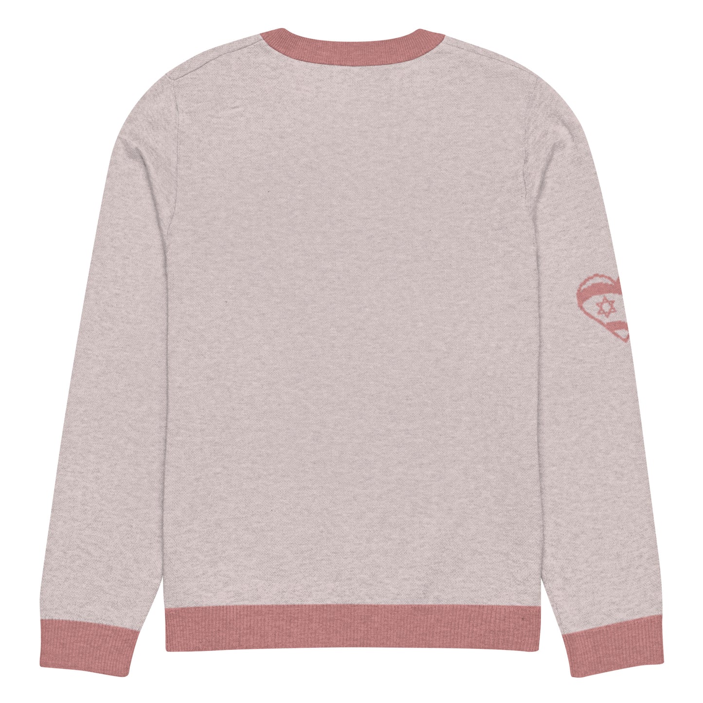 Knitted crew neck sweater