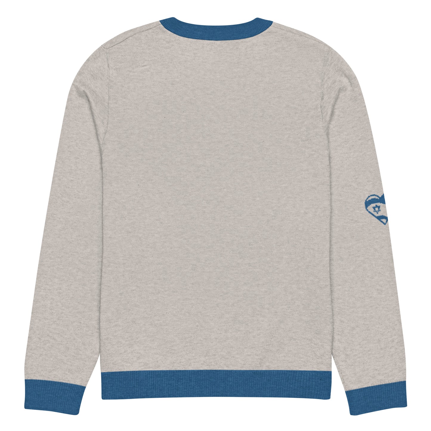 Am Yisrael Chai Knitted crew neck sweater