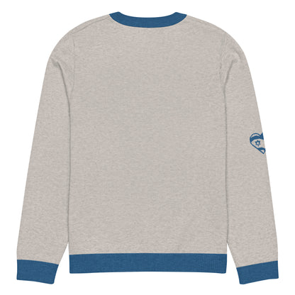 Am Yisrael Chai Knitted crew neck sweater