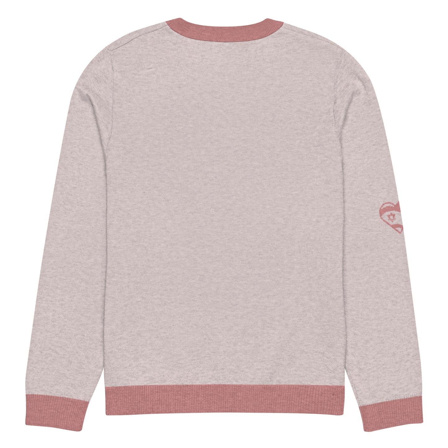 Knitted crew neck sweater