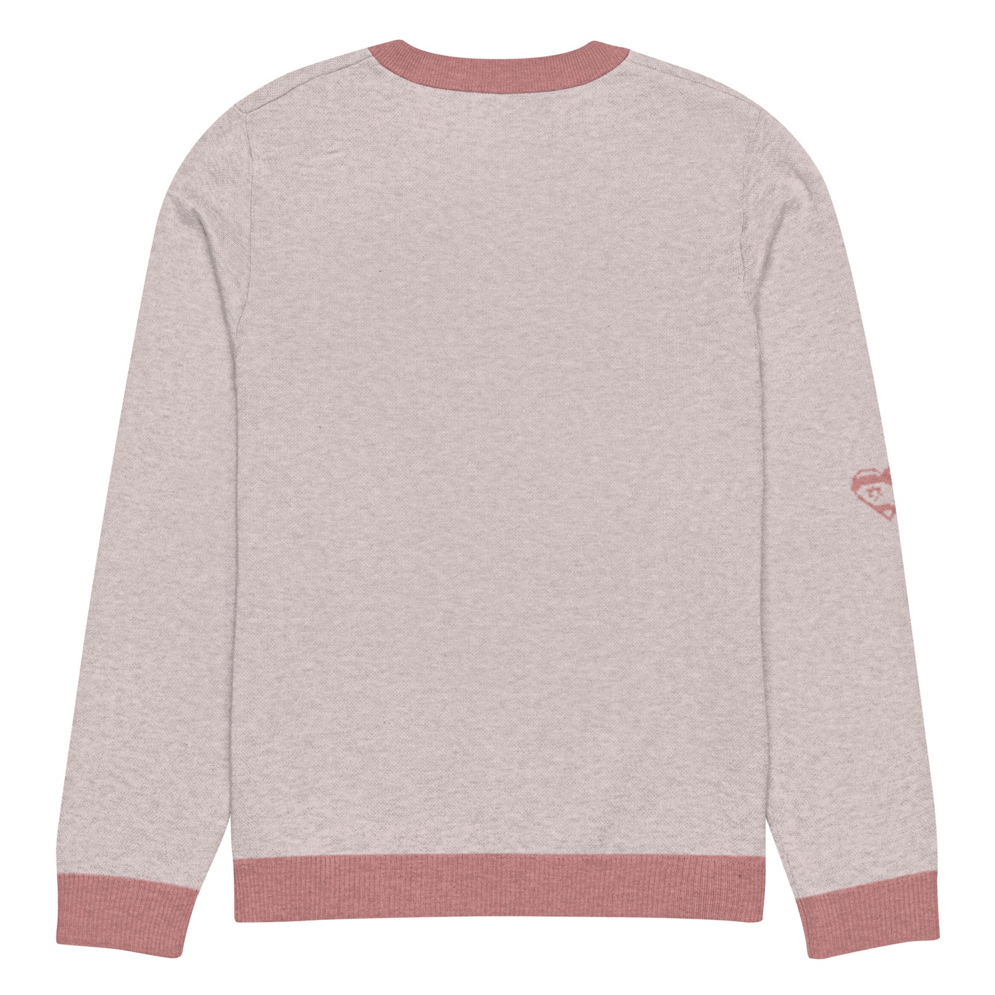 Knitted crew neck sweater