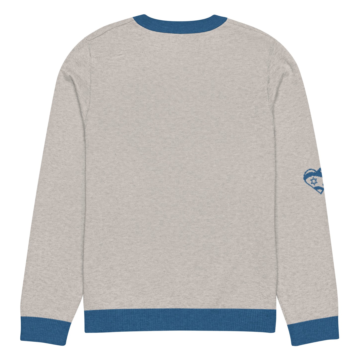 Am Yisrael Chai Knitted crew neck sweater