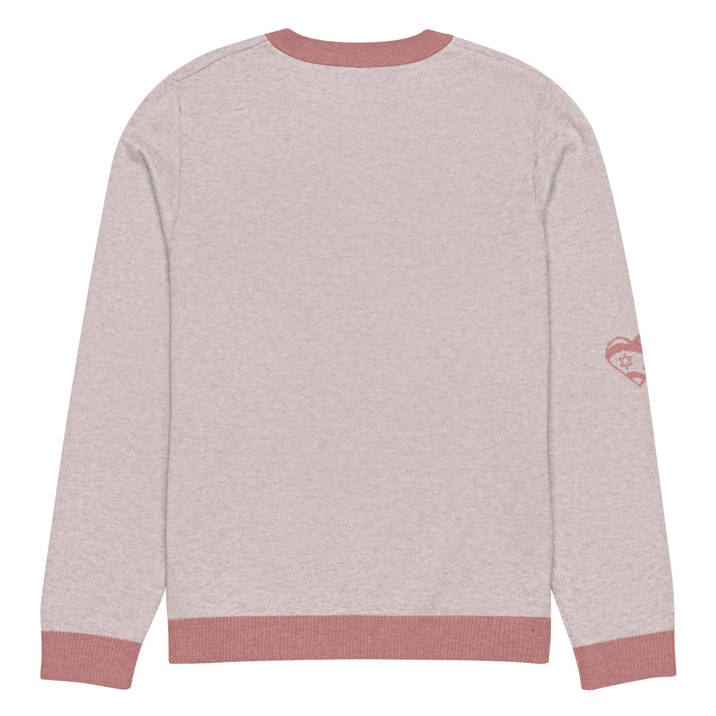 Knitted crew neck sweater