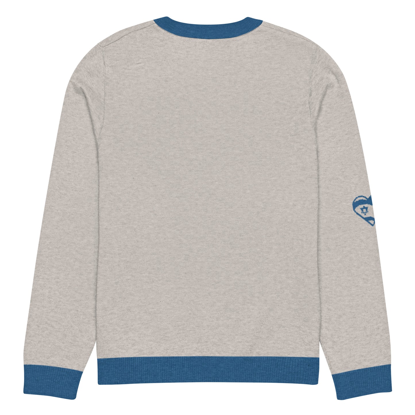 Am Yisrael Chai Knitted crew neck sweater