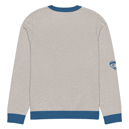 Am Yisrael Chai Knitted crew neck sweater