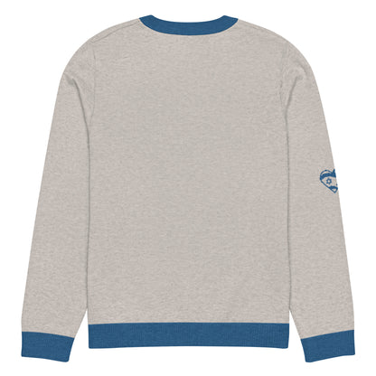 Am Yisrael Chai Knitted crew neck sweater