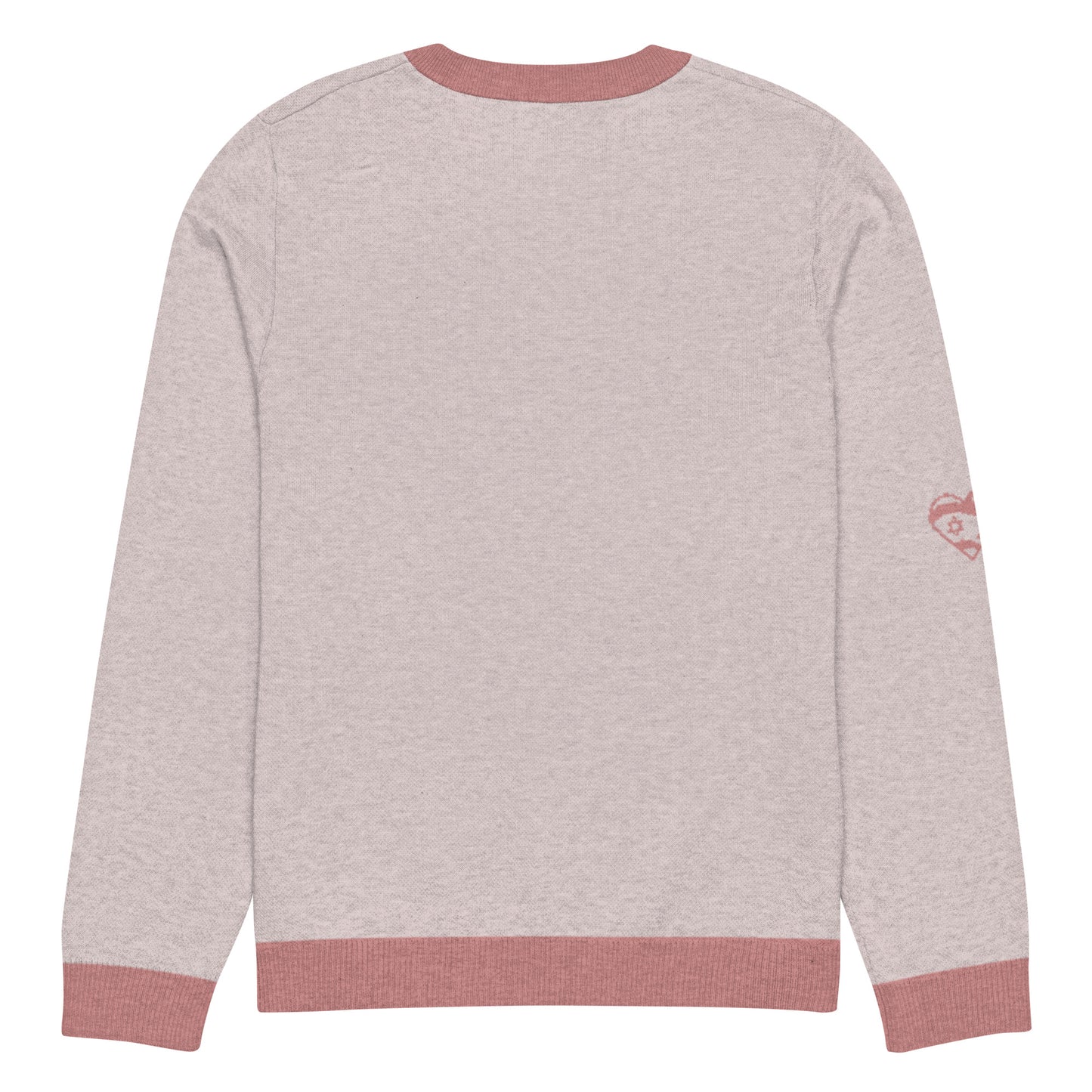 Knitted crew neck sweater