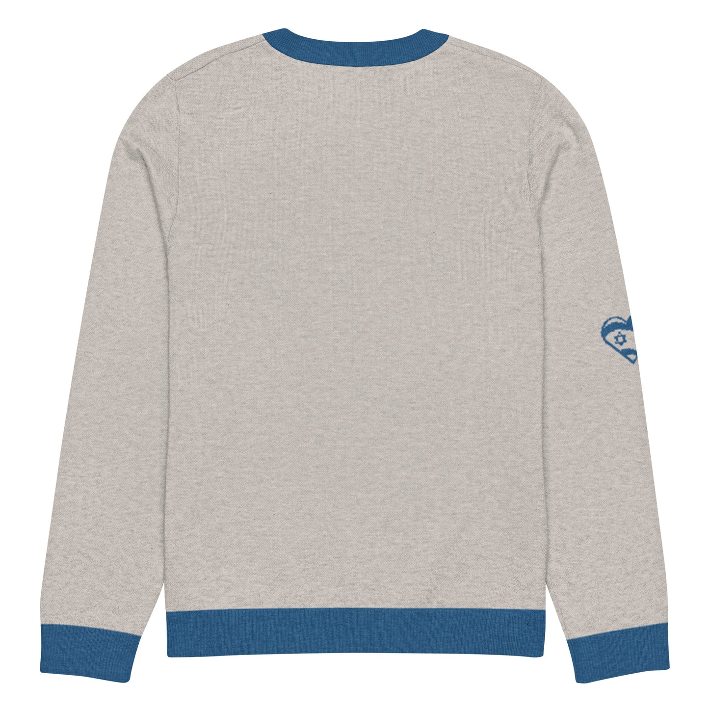 Am Yisrael Chai Knitted crew neck sweater