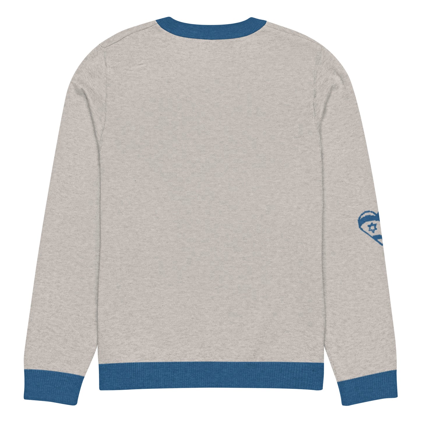 Am Yisrael Chai Knitted crew neck sweater