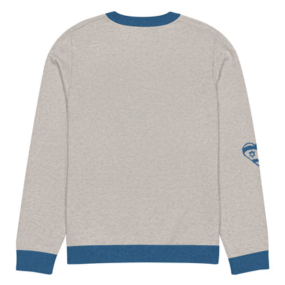 Am Yisrael Chai Knitted crew neck sweater