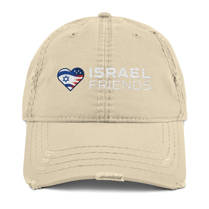 Israel Friends - Distressed Dad Hat