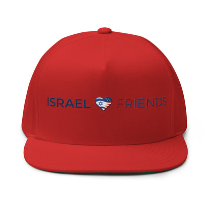 Israel Friends Flat Bill Hat