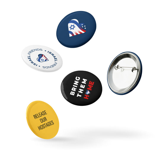 Set of pin buttons