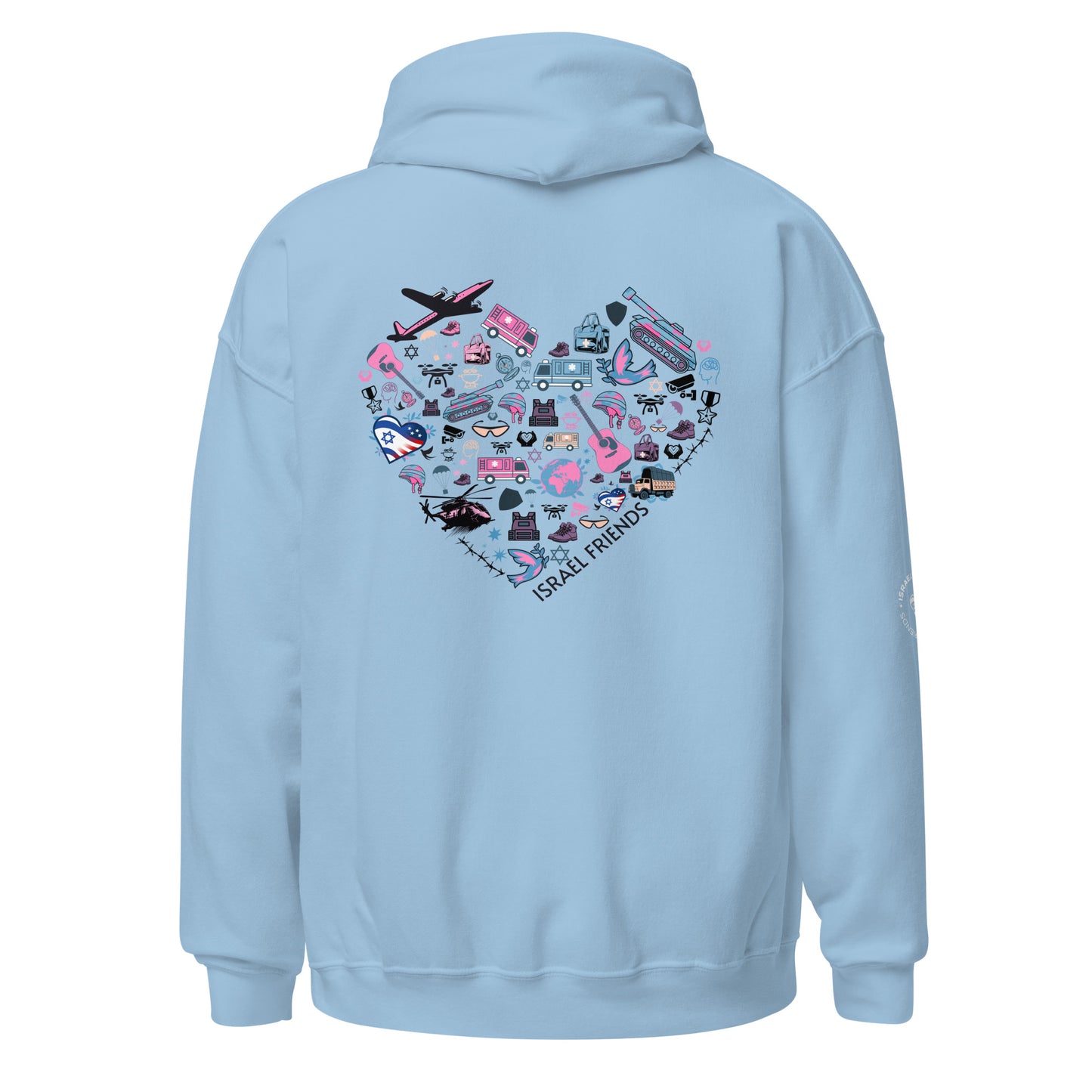 The Heartbeat of Our Mission Retro Hoodie