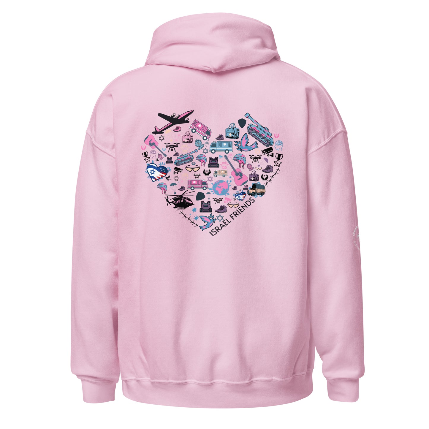 The Heartbeat of Our Mission Retro Hoodie