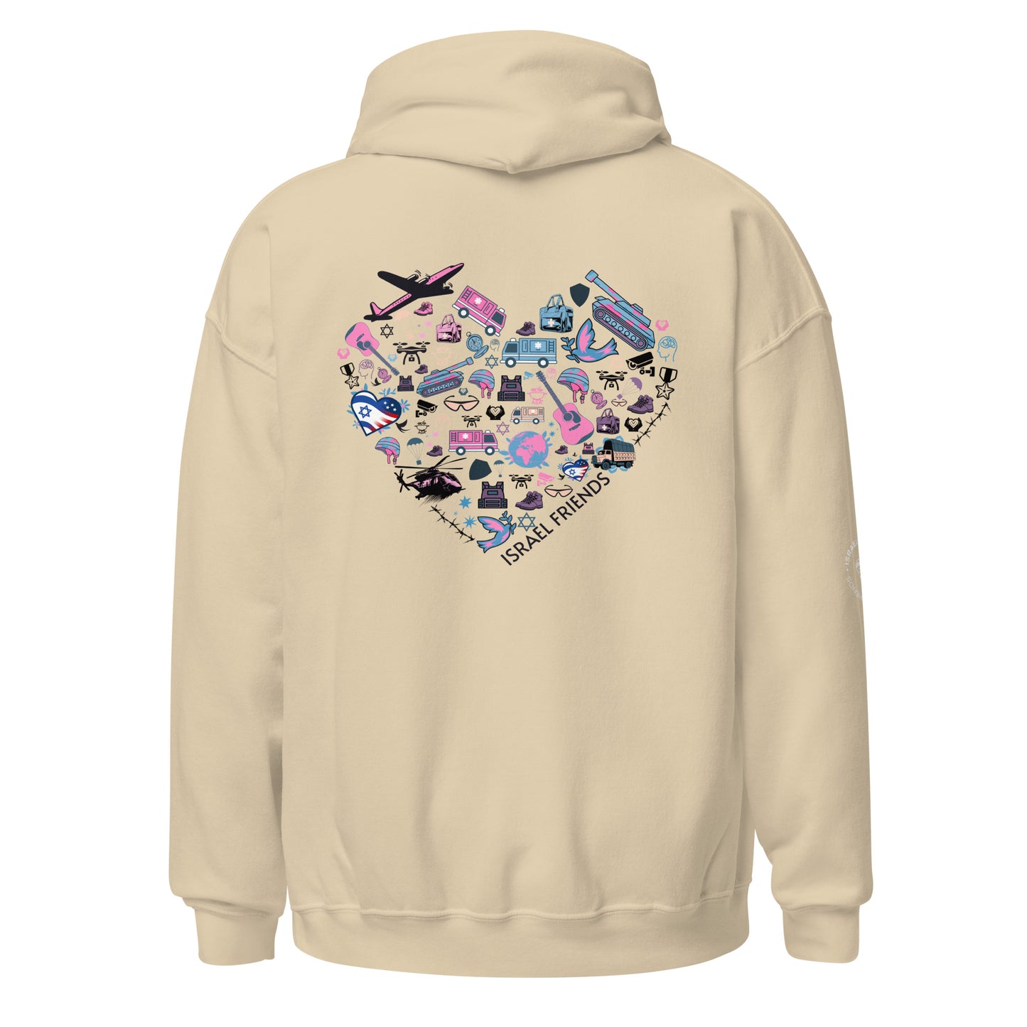 The Heartbeat of Our Mission Retro Hoodie