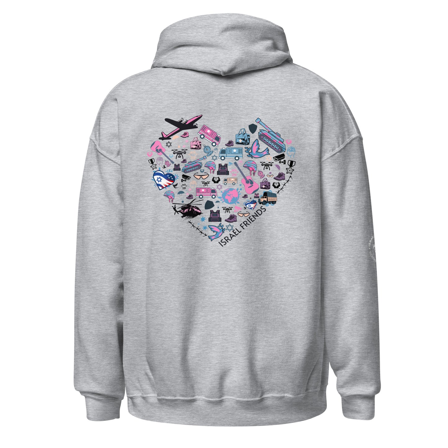 The Heartbeat of Our Mission Retro Hoodie