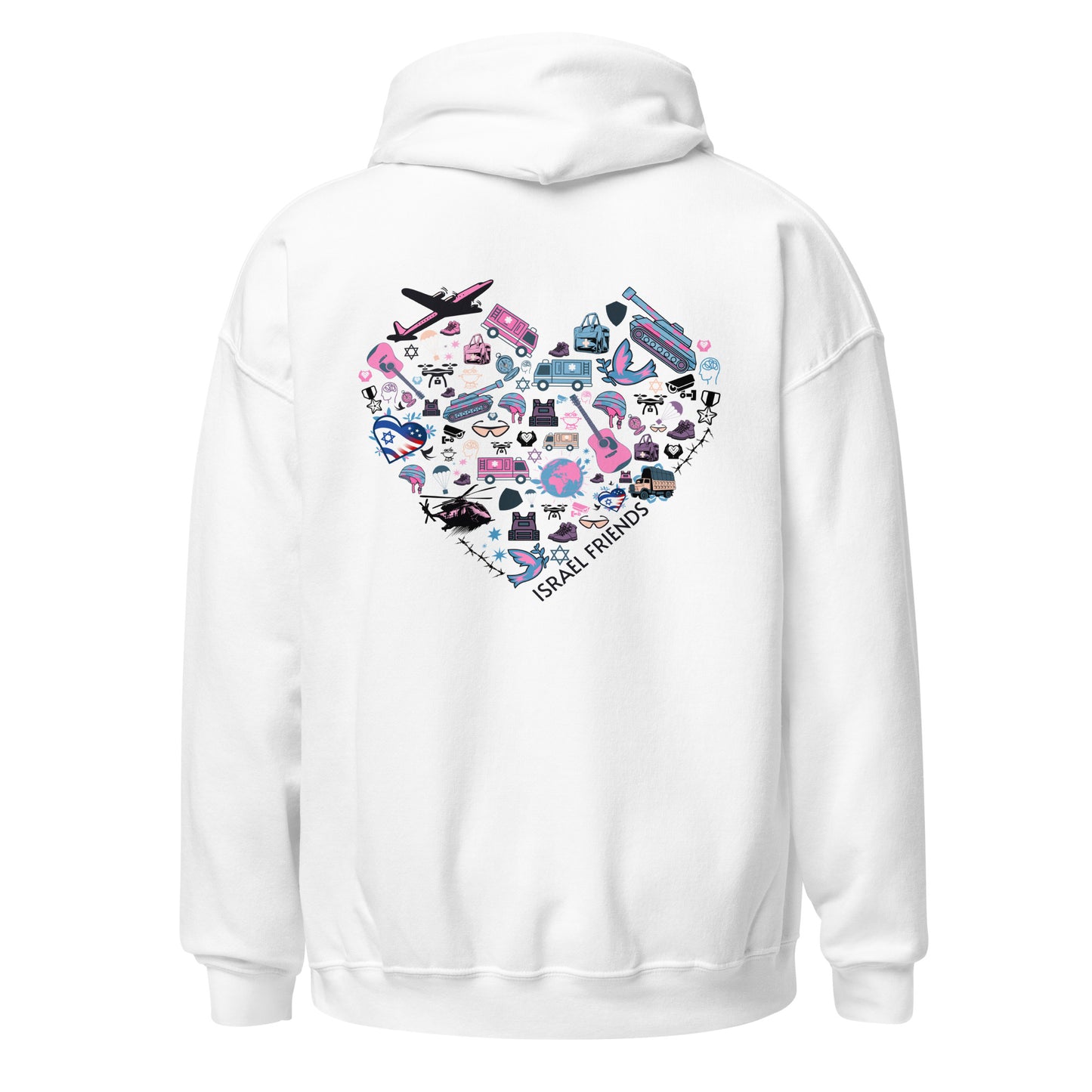 The Heartbeat of Our Mission Retro Hoodie