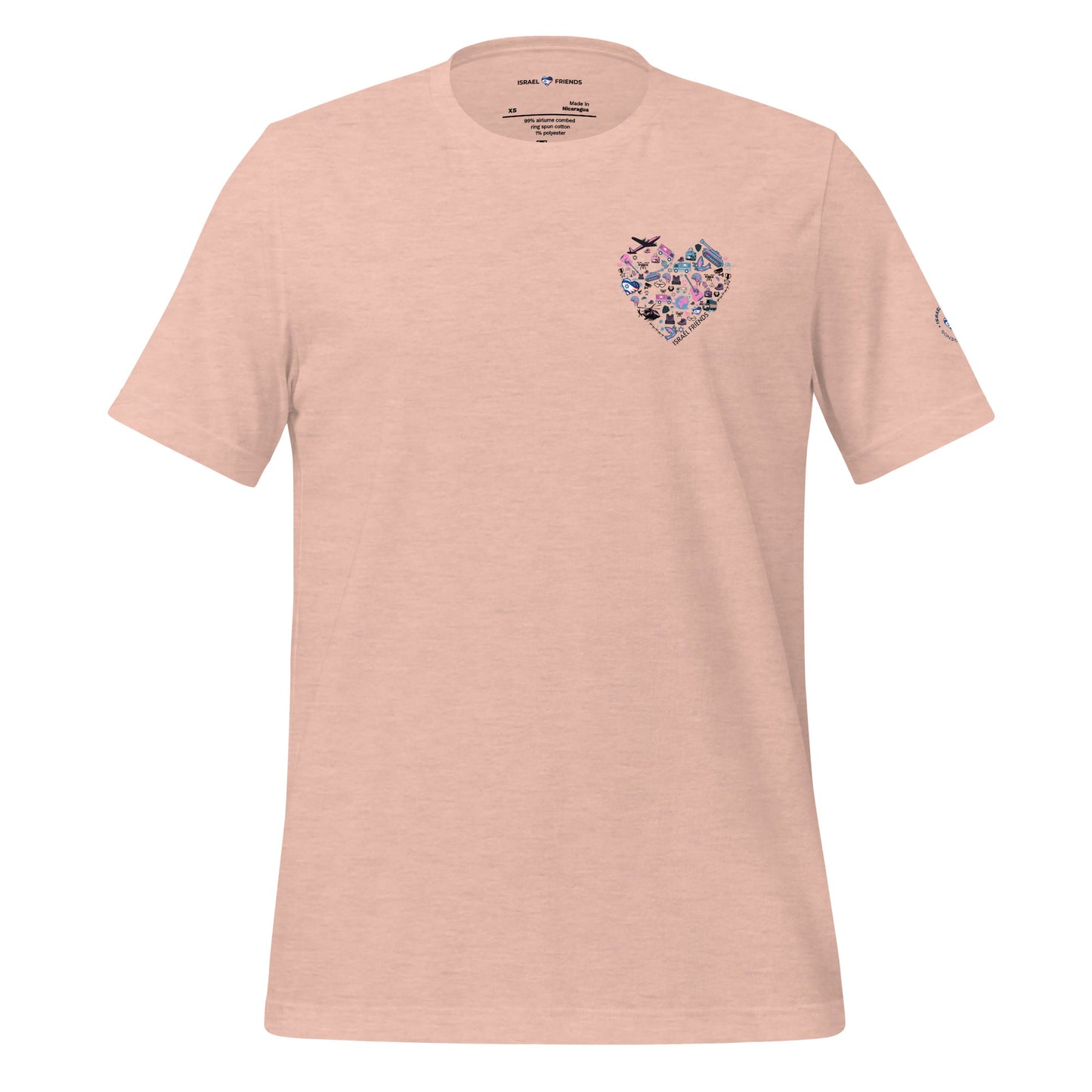 The Heartbeat of Our Mission Tiny Heart Retro Tee