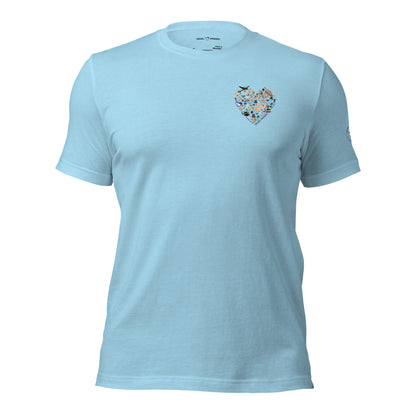 The Heartbeat of Our Mission Tiny Heart Neutral Tee