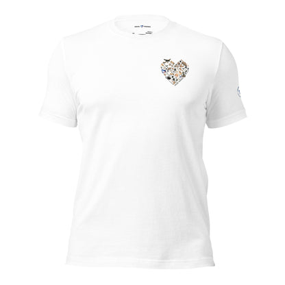 The Heartbeat of Our Mission Tiny Heart Neutral Tee