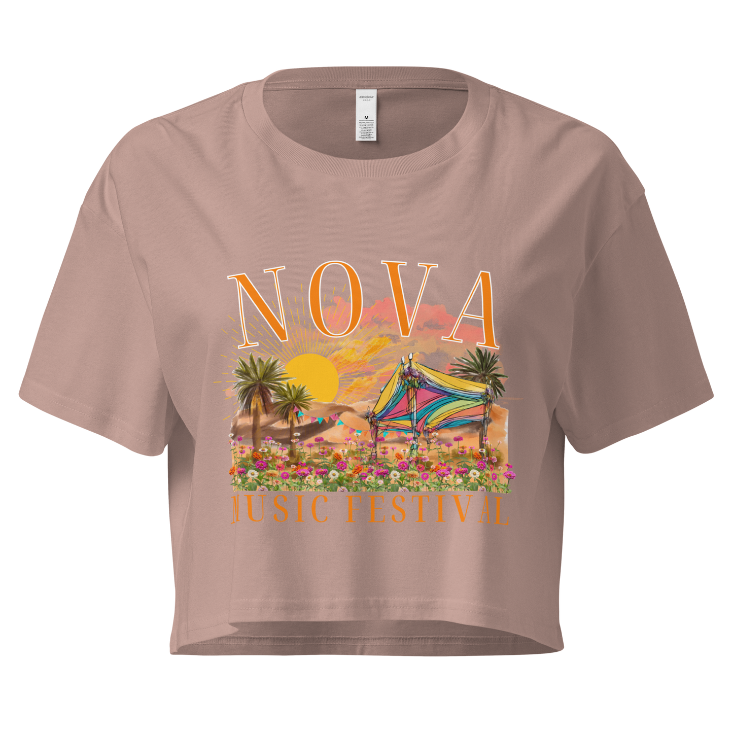 The Nova Festival Tribute Tee w/ Names Crop